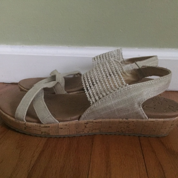 Skechers Shoes - Sketchers Women's Hands-Free Slip-ins Cali: Beverlee Lux Wedge Sandals